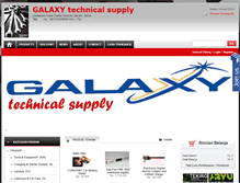 Tablet Screenshot of galaxy-technical.com
